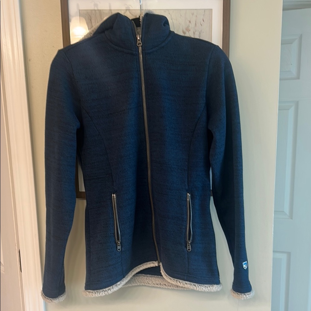 Kuhl Navy Fleece Hoodie